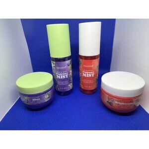 Naturewell Body Spray And Cream Set In Blissy And Brightening  New No Box
